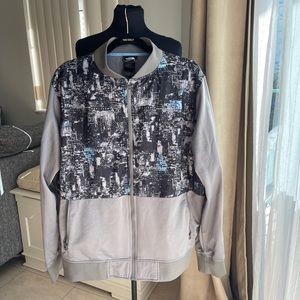 The North Face Gray Jacket Men's Size XL Long Sleeve Light-Weight Coat Anorak